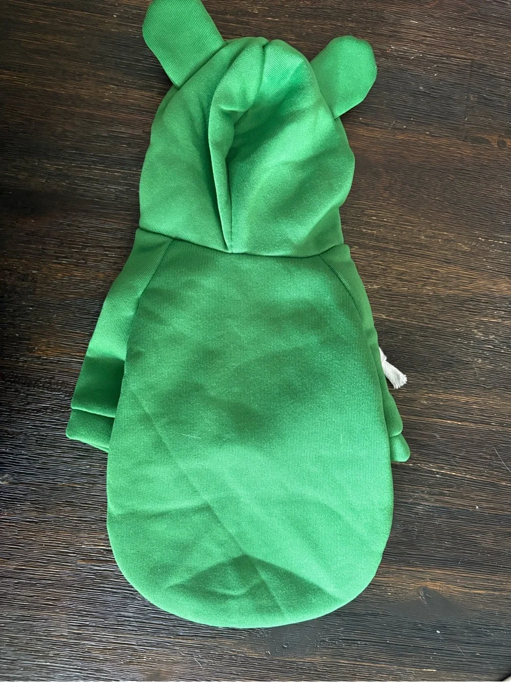 Green Frog Hoodie Dog Sweatshirt, Cozy Pet Hoodie